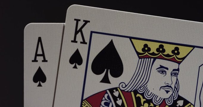King and ace of clubs