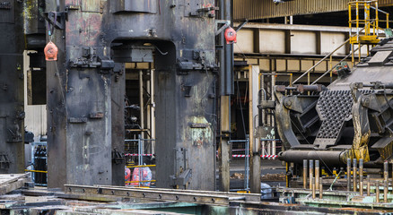 Abandoned plant equipment