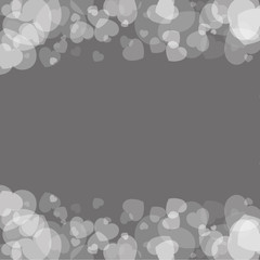 hearts frame valentines day background image vector illustration design 