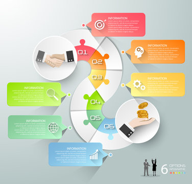 Abstract 3d infographic 4 options,  Startup business concept infographic