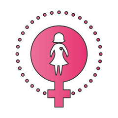 breast cancer awarenes related icons image vector illustration design 