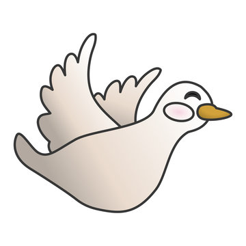 peace dove icon image cartoon vector illustration design 