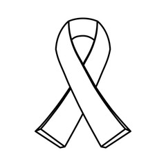 ribbon for illness awareness icon image vector illustration design 