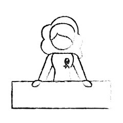 ribbon breast cancer awareness icon image vector illustration design 