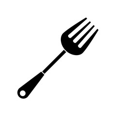 carving fork kitchen supplies icon image vector illustration design 