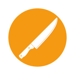 knife kitchen supplies icon image vector illustration design 