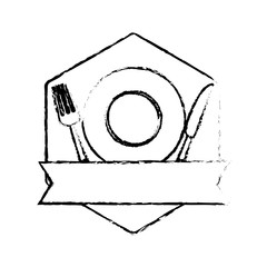 restaurant abstract emblem image vector illustration design 