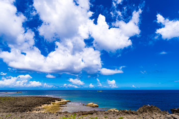 Fototapeta na wymiar Thunderhead, landscape. Okinawa, Japan, Asia.