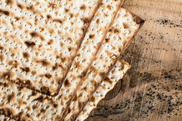 Jewish matza on Passover