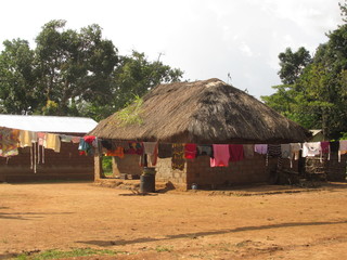African Village House