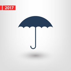 Umbrella  icon, vector illustration. Flat design style