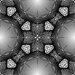 Design seamless monochrome grid pattern