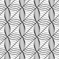 Design seamless monochrome pattern