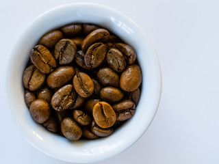 Kaffeebohnen geröstet