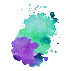 Abstract hand drawn watercolor background