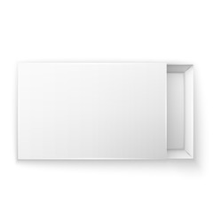 Blank empty white paper packaging - 134932969