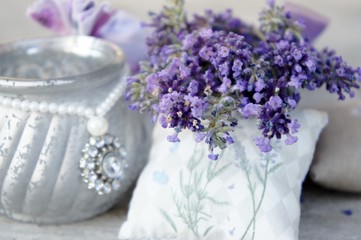 Lavendelsäckchen,  Lavander, Spa