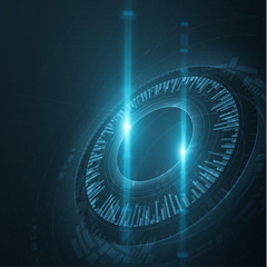 Circular technological shapes. EPS10