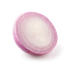 shallots isolated on white background