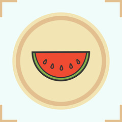 Watermelon color icon