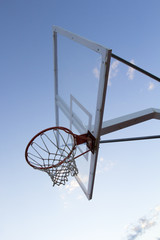 Naklejka premium Outdoor basketball basket 0141