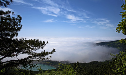 lake in the mountains of the Crimea

