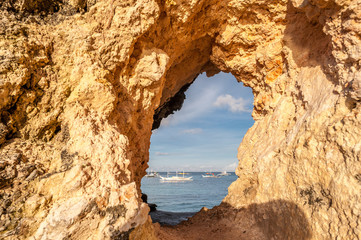 Beach cave