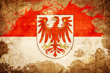 Naklejka premium Vintage Brandenburg, brannenborg flag
