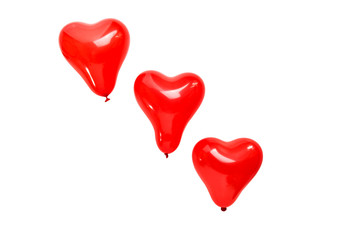 Fototapeta na wymiar balloons heart