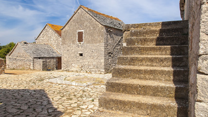 view of the village Humac on the island of Hvar