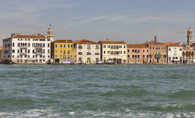 Venice cityscape, view fron lagoon. Italy. © Panama
