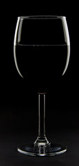 Red wine glass