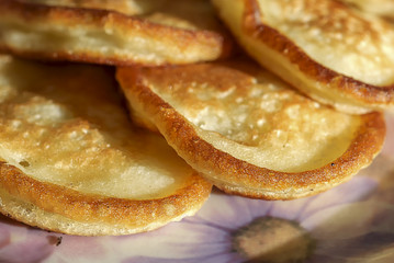 Several pancakes close-up