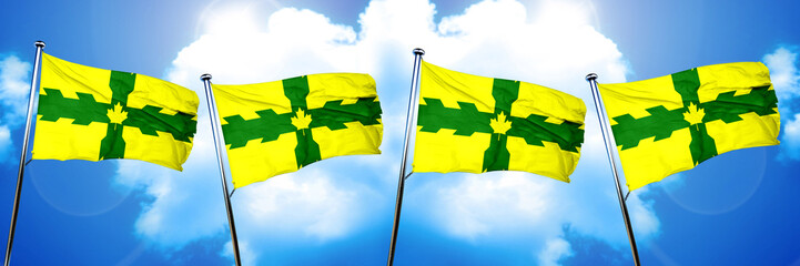 Gloucester flag, 3D rendering