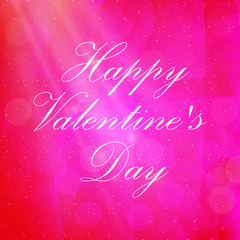 Happy Valentines Day Hand Drawing Vector Lettering