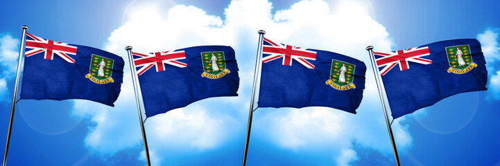British virgin islands flag, 3D rendering © Argus