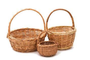 wicker basket isolated © ksena32