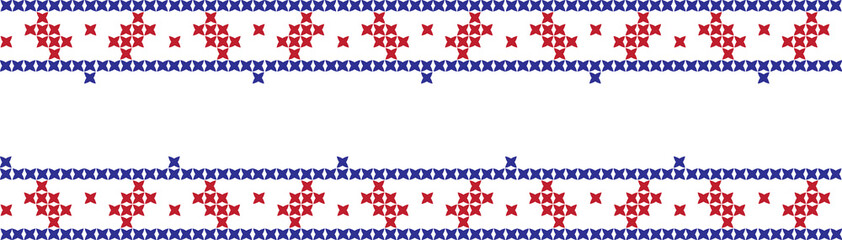 embroidered Ukrainian national pattern cross
