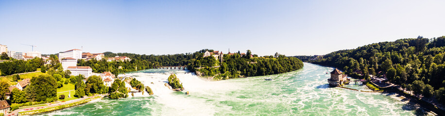 Rheinfall bei Schaffhausen, Schweiz, Luftbild