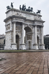 Obraz premium Milan (Italy): Arco della Pace
