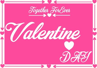 Valentine Day greeting  card