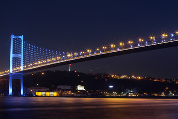 Fototapeta na wymiar Blue The Bosphorus