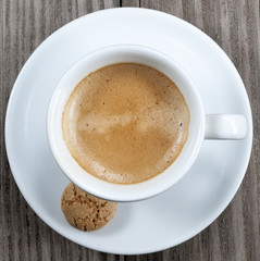 espresso von oben