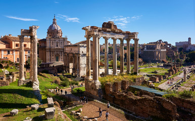 Fototapeta na wymiar Roman Forum