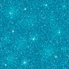Blue glitter seamless pattern. Vector