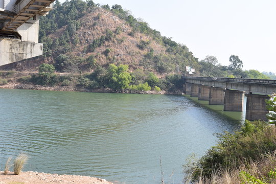 The Telaiya Dam on river Barakar Jhumri-Telaiya, Koderma, Jharkhand