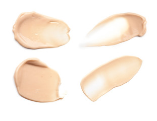 smear paint of cosmetic products