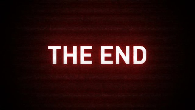 Digital Movie Credit Roll - The End
