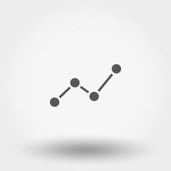 Chart, diagram. Icon