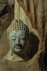 Fototapeta na wymiar Buddha in the cave